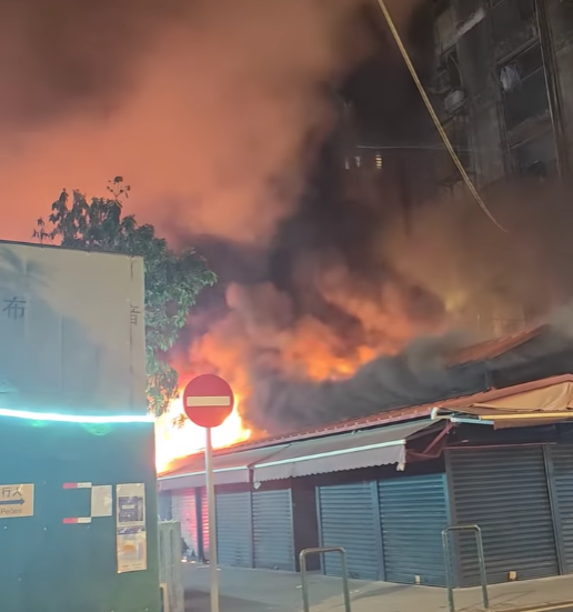 市政署跟進受災小販區善後工作